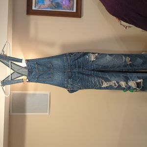 Skinny overalls